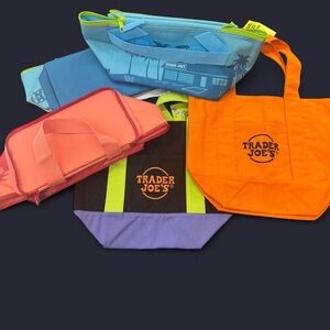 Trader Joe's Reusable Tote Bags Set